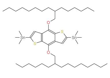 (4,8-双((2-己基癸基)氧基)苯并[1,2-b:4,5-b']二噻吩-2,6-二基)双三甲基锡 | 1254985-74-4 