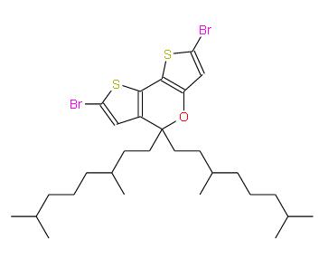 2,7-二溴-5,5-双(3,7-二甲基辛基)-5H-二噻吩并[3,2-B:2',3'-D]吡喃 | 1295502-26-9 
