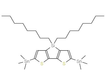 2,6-二(三甲基锡)-4,4-二辛基-二噻吩并噻咯 | 1160106-15-9 