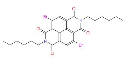 4,9-二溴-2,7-二己基苯并[LMN][3,8]菲罗啉-1,3,6,8(2H,7H)-四酮 | 1239327-73-1 