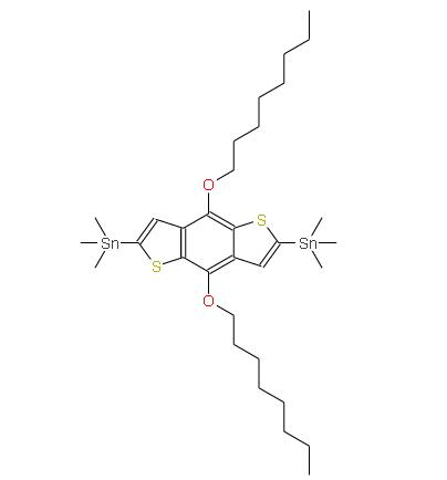 2,6-双(三甲基锡)-4,8-二辛氧基苯[1,2-B:3,4-B]二噻吩 | 1098102-95-4 
