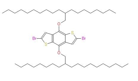 2,6-二溴-4,8-双[(2-辛基十二烷基) 氧基]苯并[1,2-B:4,5-B']二噻吩 | 1684289-37-9 