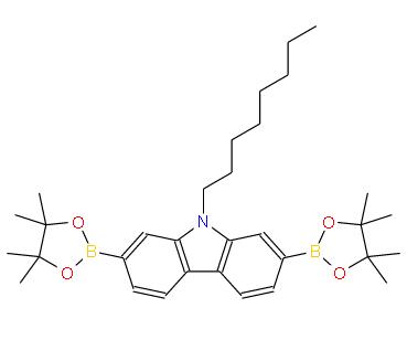 9-辛基咔唑-2,7-二硼酸二频哪醇酯 | 406726-92-9 