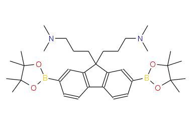 3,3'-(2,7-双(硼酸频哪醇酯)-9H-芴- 9,9-二基)双(N,N-二甲基丙烷-1-胺) | 953390-94-8 