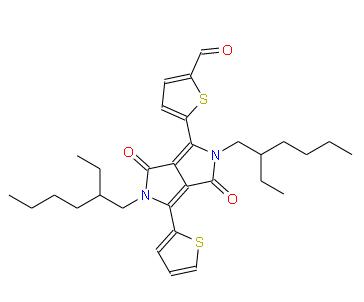 3-(5-醛噻吩-2-基)-2,5-双(2-乙基己基)-6-(噻吩-2-基)吡咯并[3,4-C]吡咯-1,4(2H,5H)-二酮 | 1858204-06-4 