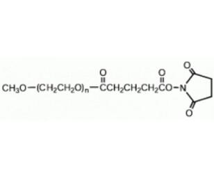 甲氧基聚乙二醇琥珀酰亚胺戊二酸酯,甲氧基PEG琥珀酰亚胺戊二酸酯,mPEG-SG 