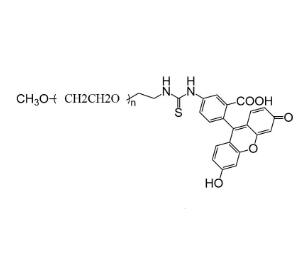 甲氧基聚乙二醇荧光素,甲氧基PEG荧光素,mPEG-Fluoresein，MPEG-FITC 