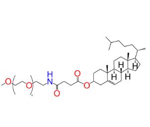 甲氧基聚乙二醇胆固醇,甲氧基PEG胆固醇,MPEG-Cholesterol, mPEG-CLS 