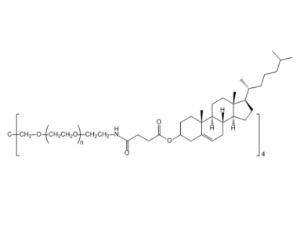 四臂聚乙二醇-胆固醇,四臂PEG-胆固醇4Arm-PEG-CLS，4Arm-PEG-Cholesterol 