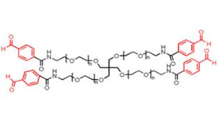 四臂聚乙二醇-苯甲醛,四臂PEG-苯甲醛4Arm-PEG-Benzaldehyde，4Arm-PEG-DF 