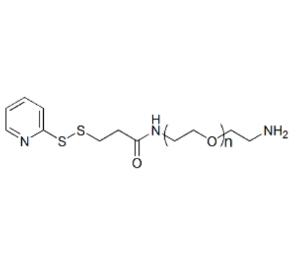 巯基吡啶聚乙二醇氨基,巯基吡啶PEG氨基OPSS-PEG-Amine，OPSS-PEG-NH2 