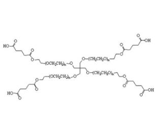 四臂聚乙二醇戊二酸,四臂PEG戊二酸4Arm-PEG-GA 