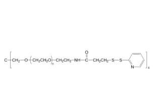 四臂聚乙二醇-巯基吡啶,四臂PEG-巯基吡啶4arm-PEG-OPSS，4ARM-PEG-SPDP 