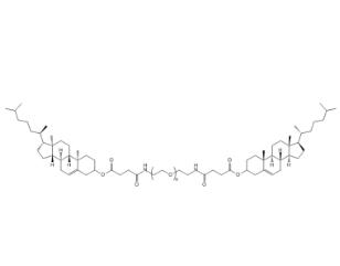 胆固醇聚乙二醇胆固醇,胆固醇PEG胆固醇Cholesterol-PEG-Cholesterol, CLS-PEG-CLS 