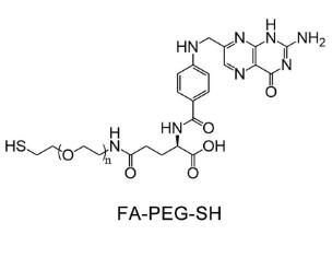 叶酸聚乙二醇巯基，叶酸PEG巯基Folic acid PEG Thiol, FA-PEG-SH 