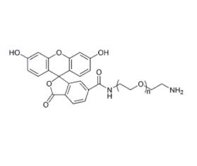 荧光素聚乙二醇氨基，荧光素PEG氨基Fluorescein PEG Amine, FITC-PEG-NH2 
