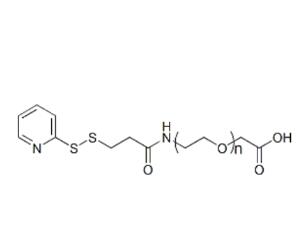巯基吡啶聚乙二醇羧基，巯基吡啶PEG羧基OPSS-PEG-Acid，OPSS-PEG-COOH 