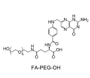 叶酸聚乙二醇羟基，叶酸PEG羟基FA-PEG-OH 