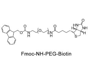 FMOC-PEG生物素FMOC-NH-PEG-Biotin,FMOC-聚乙二醇生物素 