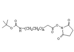Boc-PEG活性酯Boc-PEG-NHS，BOC-NH-PEG-SCM，Boc-聚乙二醇活性酯 