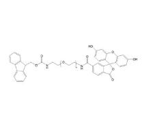FMOC-PEG荧光素FMOC-NH-PEG-FITC,FMOC-聚乙二醇荧光素 