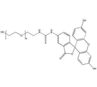 荧光素PEG羟基Fluorescein PEG hydroxyl, FITC-PEG-OH,荧光素聚乙二醇羟基 