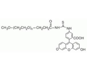 荧光素PEG活性酯Fluorescein PEG NHS, FITC-PEG-SCM；荧光素聚乙二醇活性酯 
