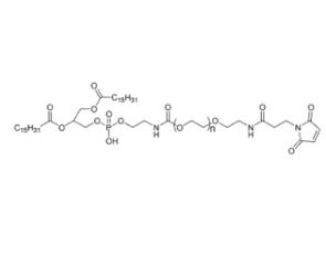 二棕榈酰磷脂酰乙酰胺PEG马来酰亚胺DPPE-PEG-Maleimide, DPPE-PEG-MAL；二棕榈酰磷脂酰乙酰胺聚乙二醇马来酰亚胺 
