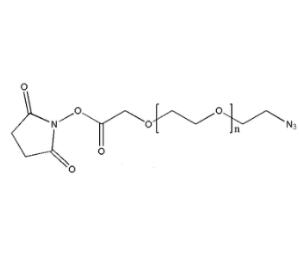 叠氮PEG活性酯Azido PEG NHS, N3-PEG-SCM；叠氮聚乙二醇活性酯 