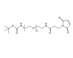 Boc-PEG马来酰亚胺Boc-PEG-Maleimide，BOC-NH-PEG-MAL;Boc-聚乙二醇马来酰亚胺 