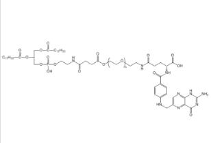 二油酰磷脂酰乙醇胺PEG叶酸DOPE-PEG-FA;二油酰磷脂酰乙醇胺聚乙二醇叶酸 