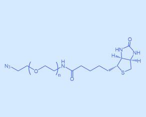 生物素PEG叠氮Biotin-PEG-Azido，Biotin-PEG-N3;生物素聚乙二醇叠氮 