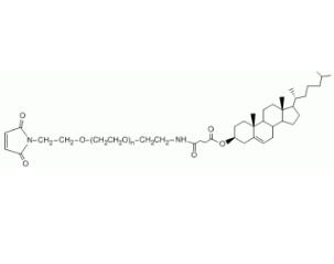 胆固醇PEG马来酰亚胺Cholesterol-PEG-Maleimide，CLS-PEG-MAL,;胆固醇聚乙二醇马来酰亚胺 