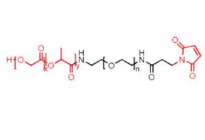 聚乳酸-羟基乙酸共聚物PEG马来酰亚胺PLGA-PEG-MAL，PLGA-PEG-Maleimide,聚乳酸-羟基乙酸共聚物聚乙二醇马来酰亚胺 