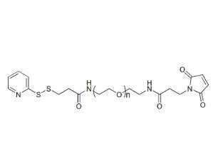 巯基吡啶PEG马来酰亚胺OPSS-PEG-Maleimide，OPSS-PEG-MAL;巯基吡啶聚乙二醇马来酰亚胺 