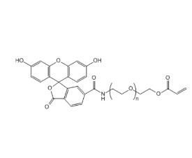荧光素PEG丙烯酸酯Fluorescein PEG Acrylate, FITC-PEG-DA,荧光素聚乙二醇丙烯酸酯 