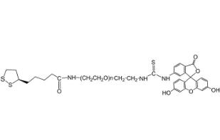 荧光素PEG硫辛酸FITC-PEG-Thioctic acid，FITC-PEG-LA,荧光素聚乙二醇硫辛酸 