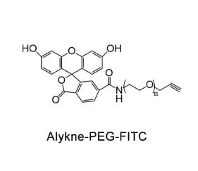荧光素PEG炔基FITC-PEG-Alkyne，FITC-PEG-ALK,荧光素聚乙二醇炔基 